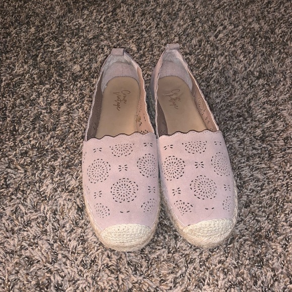 Crown Vintage Clover Espadrilles Platform Slip On - Picture 2 of 6